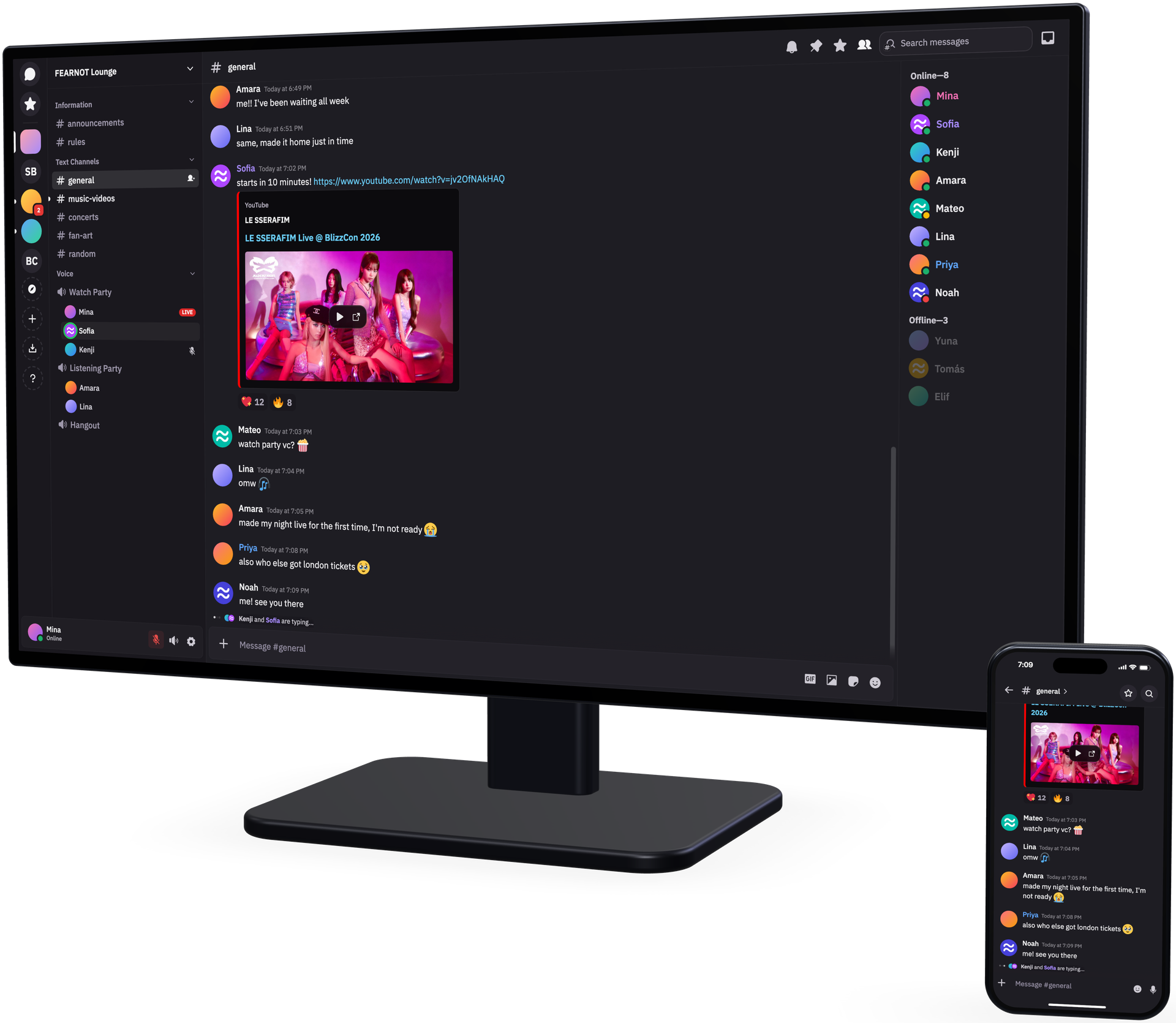 Fluxer desktop interface