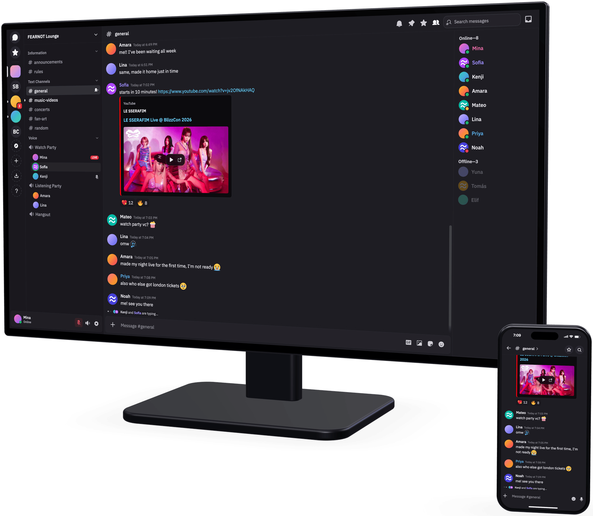 Fluxer desktop interface